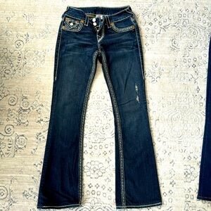 True Religion Original Jeans size 25 Low Rise